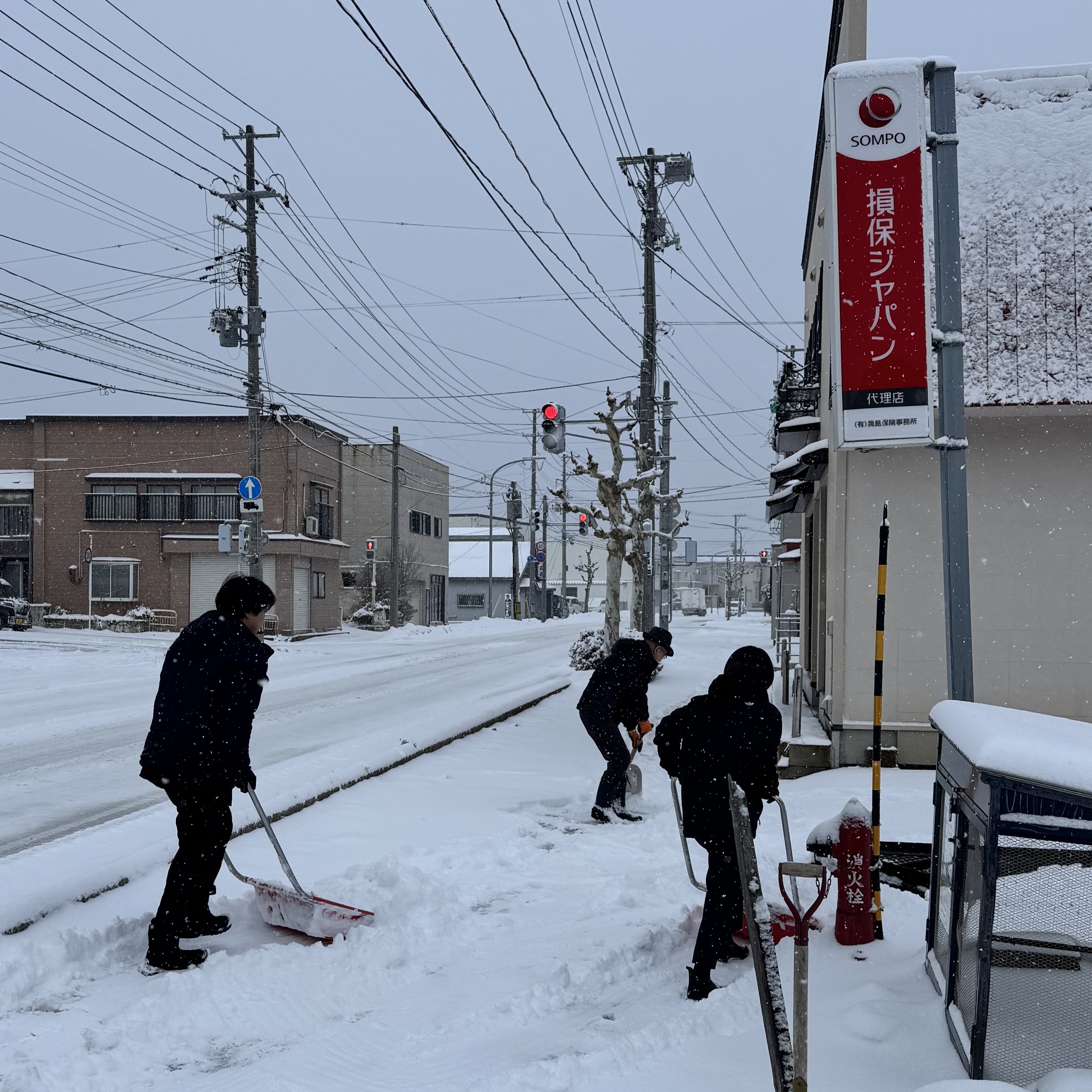 歩道の雪かき2　