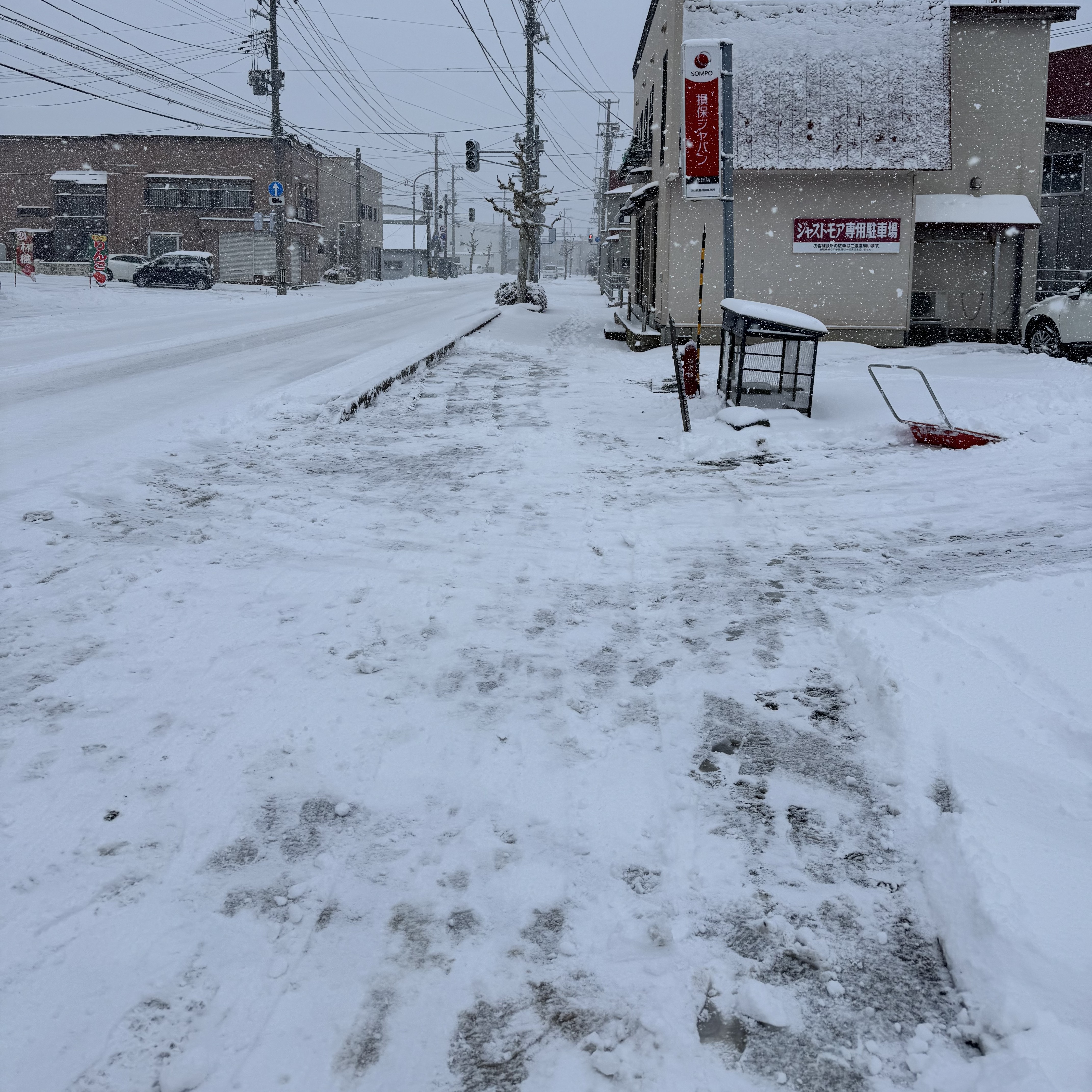 歩道の雪かき4　